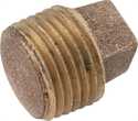 1/8 in. IPT Brass Pipe Plug - Solid, 1-Pack