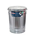 Steel Silver Trash Can - 31-Gallon