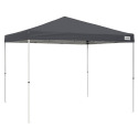 10-Foot x 10-Foot Gray Polyester Canopy With Steel Rapid Push Frame