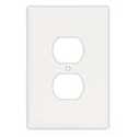 Ivory Oversized Duplex Receptacle Wall Plate