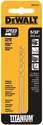 DeWALT Dw1310 Jobber Bit Drill Bit, Parabolic Flute, 2 In L Flute, Straight Shank, 1-1/8 In L Shank