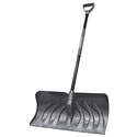 24-Inch Poly Snow Shovel With Steel Handle