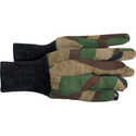 Glove 9 oz Green Camo Jersey