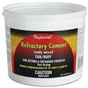 Refractory Cement Buff 128 oz