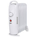 White Mini Oil-Filled Heater - 1-Heating Stage