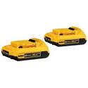 20-Volt Max Compact Lithium Ion Battery, 2-Pack