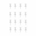 Push Pin, Clear, 16 Pack