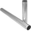 6 in. x 24 in. Black Stove Pipe