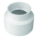 4-Inch White PVC Adapter Coupling