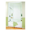 Finesse 101595-000-129 Bathtub Wall Kit, 80 In H, 61 In W, Polystyrene, White