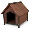 Wood Dog House, For 50-90-Pound Dogs