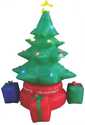 6-Foot Inflatable Rotating Christmas Tree Decoration