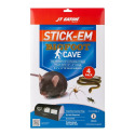 Stick-Em Bigfoot Cave Glue Trap for Rodents, Snakes, & Other Pests, 4-Pack