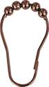 Venetian Bronze Roller Ball Curtain Hook, 12-Pack