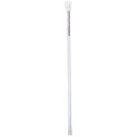 41-76 in. Adjustable Shower Rod, Straight - White