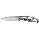 Stainless Steel Paraframe I Serrated Folding Knife