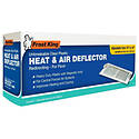 Heat and Air Deflector, 10 to 14 in L, 12-1/2 to 16 in W, Plastic, Clear