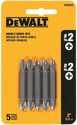 No. 2 Phillips Hex Shank Double-Ended Screwdriver Bit 5-Pack