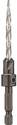 DeWALT Dw2568 Countersink Drill Bit, Spiral Flute, 2 In L Flute, Hex Shank, 1/4 In Dia Shank