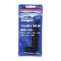 Black Steel Hex Key Set, 7-Piece