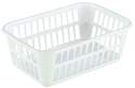 White Plastic Storage Basket