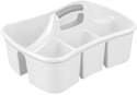 White Plastic Divided Ultra Storage Caddy
