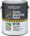 White Zone Marking Latex Paint Flat Finish 1 Gal
