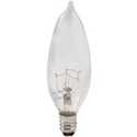 25-Watt Clear B10 Incandescent Light Bulbs, 4-Pack 