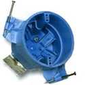 4-Inch Round Blue Ceiling Box