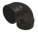 Spigot x Hub 90° DWV Sanitary ABS Street Elbow, 3"