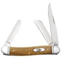 Smooth Antique Bone Medium Stockman Folding Knife