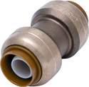 1 x 2.72-Inch Sharkbite Brass Straight Tube Coupling