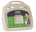 Tan Poly Premium Wall Mount Hose Hanger With Storage Bin 