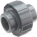 1-1/4-Inch Gray PVC Schedule 80 Solvent Weld Pipe Union