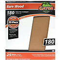 9-Inch X 11-Inch 180-Grit Bare Wood Sanding Sheet, 1-Sheet