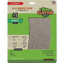 9-Inch x 11-Inch 40-Grit Coarse Dry Sanding Sheet, 3-Pack