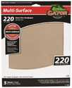 Gator Multi-Surface 220-Grit Extra Fine Sandpaper 5-Pack