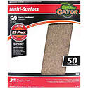 9-Inch x 11-Inch 50-Grit Multi-Surface Sanding Sheet, 1-Sheet