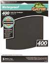 Gator Waterproof Super Fine 400-Grit Sandpaper 5-Pack