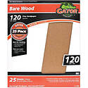 9-Inch X 11-Inch 120-Grit Bare Wood Sanding Sheet, 1-Sheet