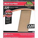 9-Inch X 11-Inch, 220-Grit Multi-Surface Sanding Sheet, 1-Sheet