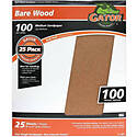 9-Inch X 11-Inch 100-Grit Bare Wood Sanding Sheet, 1-Sheet