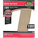 9-Inch X 11-Inch180-Grit Extra Fine Multi-Surface Sanding Sheet, 25-Pack