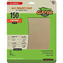 9-Inch x 11-inch 150-Grit Very Fine Multi-Surface Sanding Sheets, 5-Pack