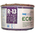 32-Foot X 15-Inch Fiberglass Insulation Roll - R13 R-Value