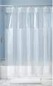 72 in. W x 72 in. L  Vinyl Shower Curtain - Clear, 1-Pack