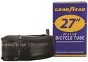 Black Butyl Rubber Bicycle Tube, For 27 x 1-1/4-Inch Bicycle Tires