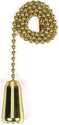 12-Inch Solid Brass Beaded Ceiling Fan Pull Chain With Teardrop