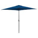 6-1/2-Foot Blue Square Canopy Umbrella