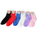 Women's Feather Yarn Socks Assorted Colors